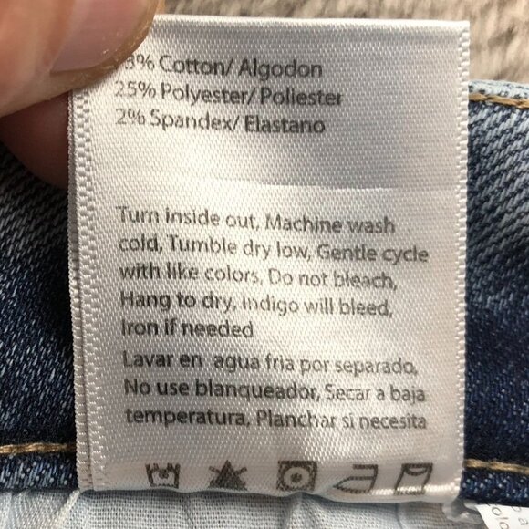 NWT Risen Jeans Womens Felecia Jeans Size 2XL High Rise Straight Leg Blue Denim - Picture 16 of 16